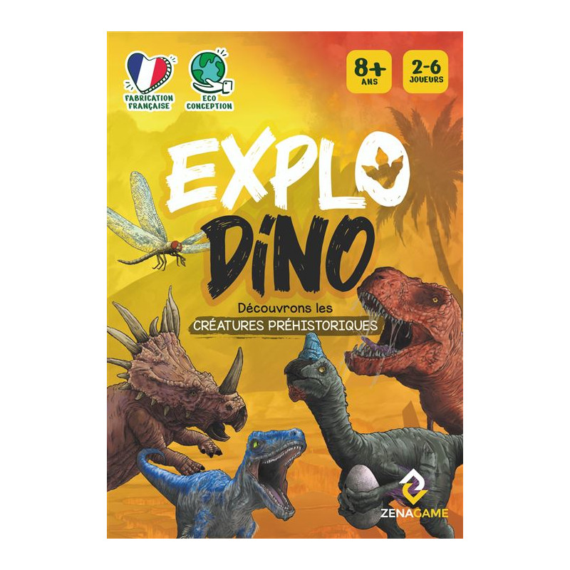 Jeu D ambiance Gigamic Explodino Découvrons Les Créatures