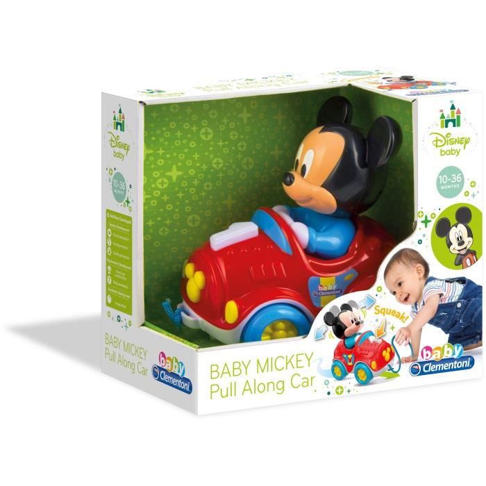 Clementoni Disney Baby Ma Voiture A Tirer Mickey Jeu D éveil à Prix