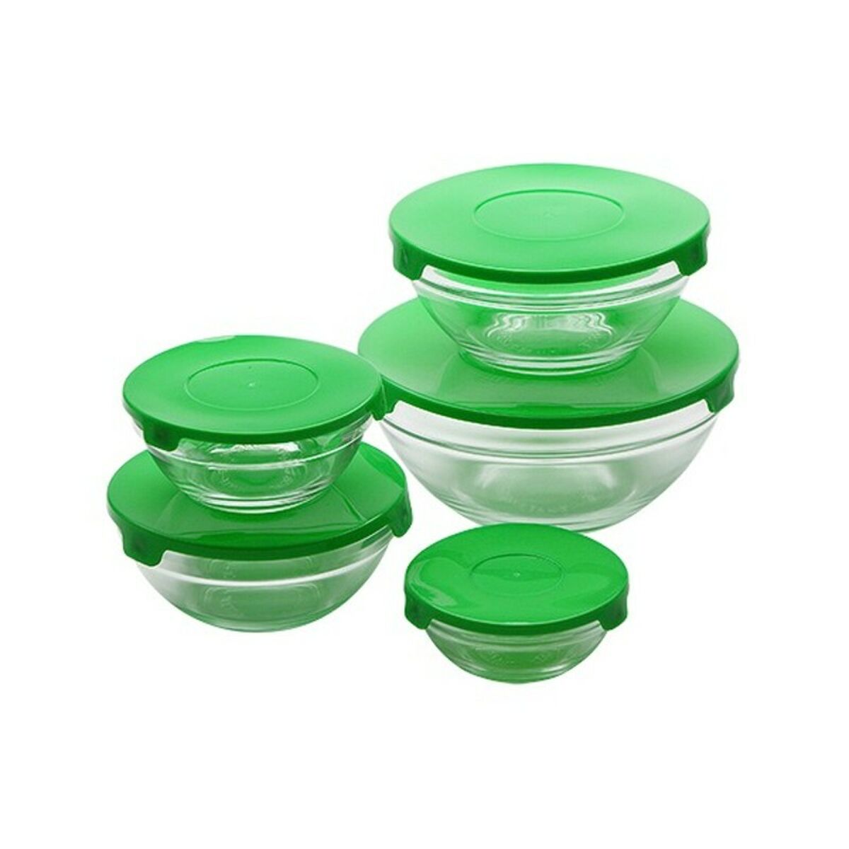 Ensemble De Bo Tes Lunch Renberg Vert Verre Verre Pcs Prix