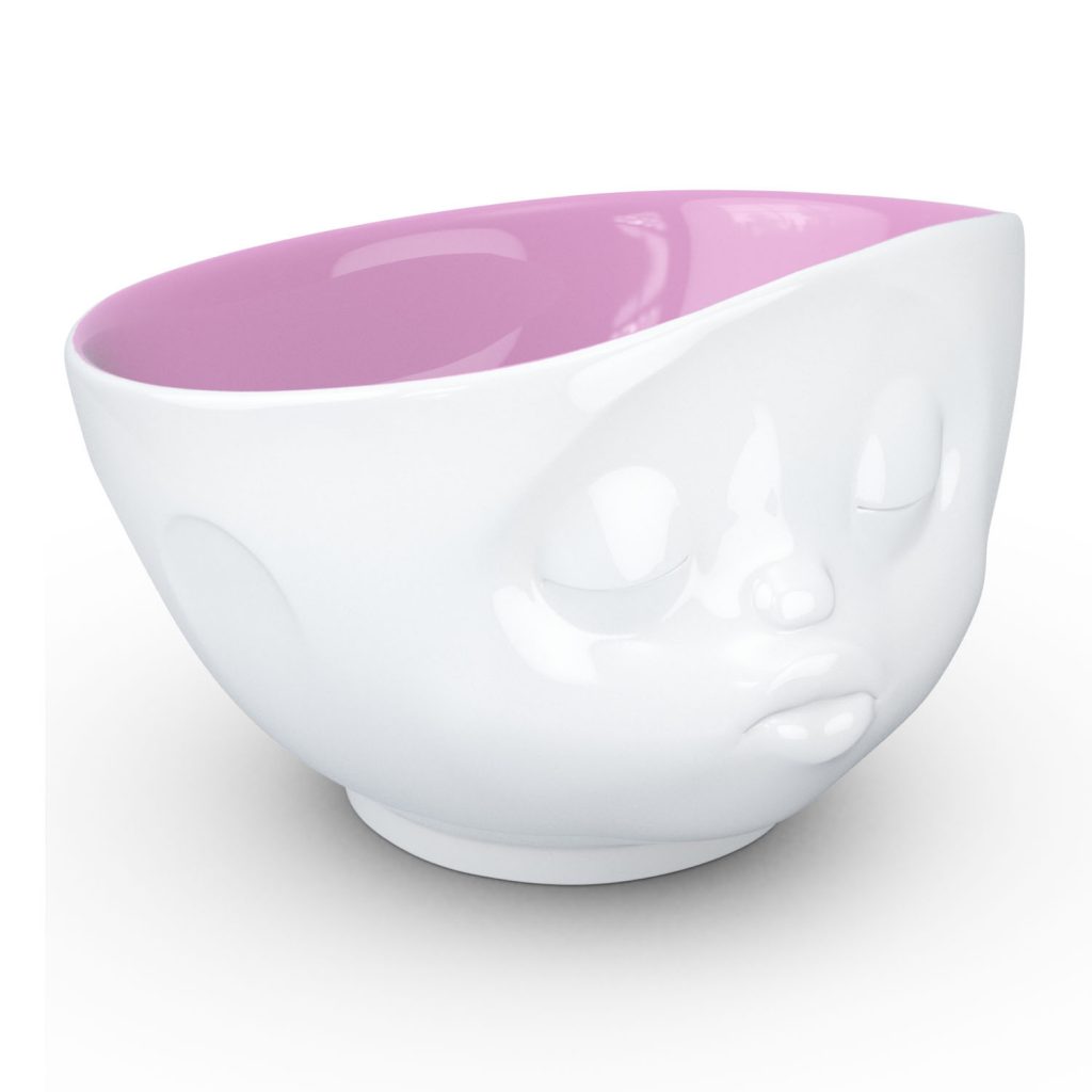Bol 500ml En Porcelaine Humeur Du Matin Bisou Tassen – Intérieur Rose Fruits Des Bois