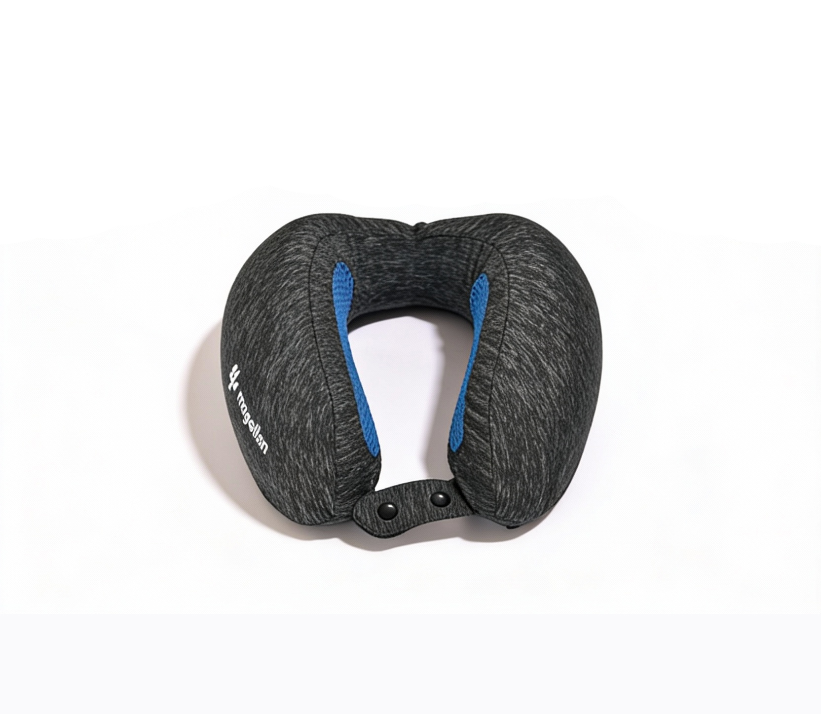 Magellan Memory Foam Travel Pillow,Unisex,Black