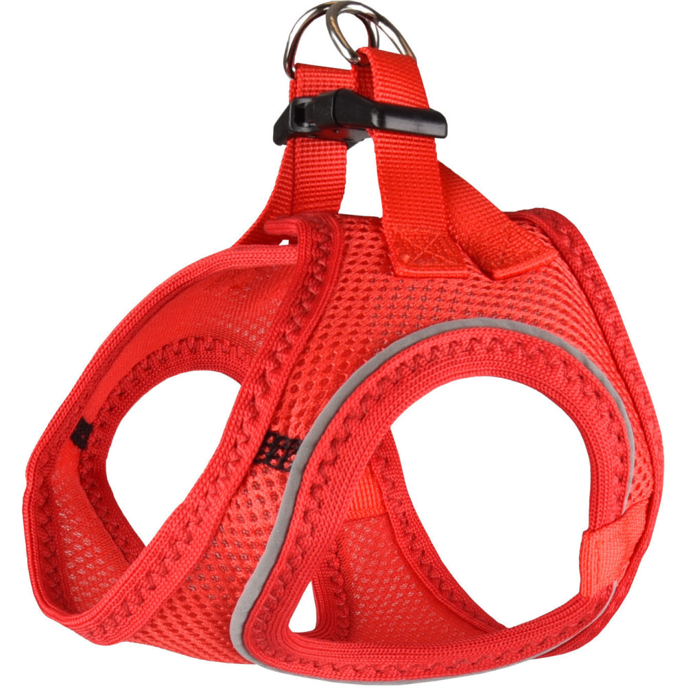 Harnais Bento Rouge Xs Pour Petit Chien Type Yorkshire Flamingo Pet Products
