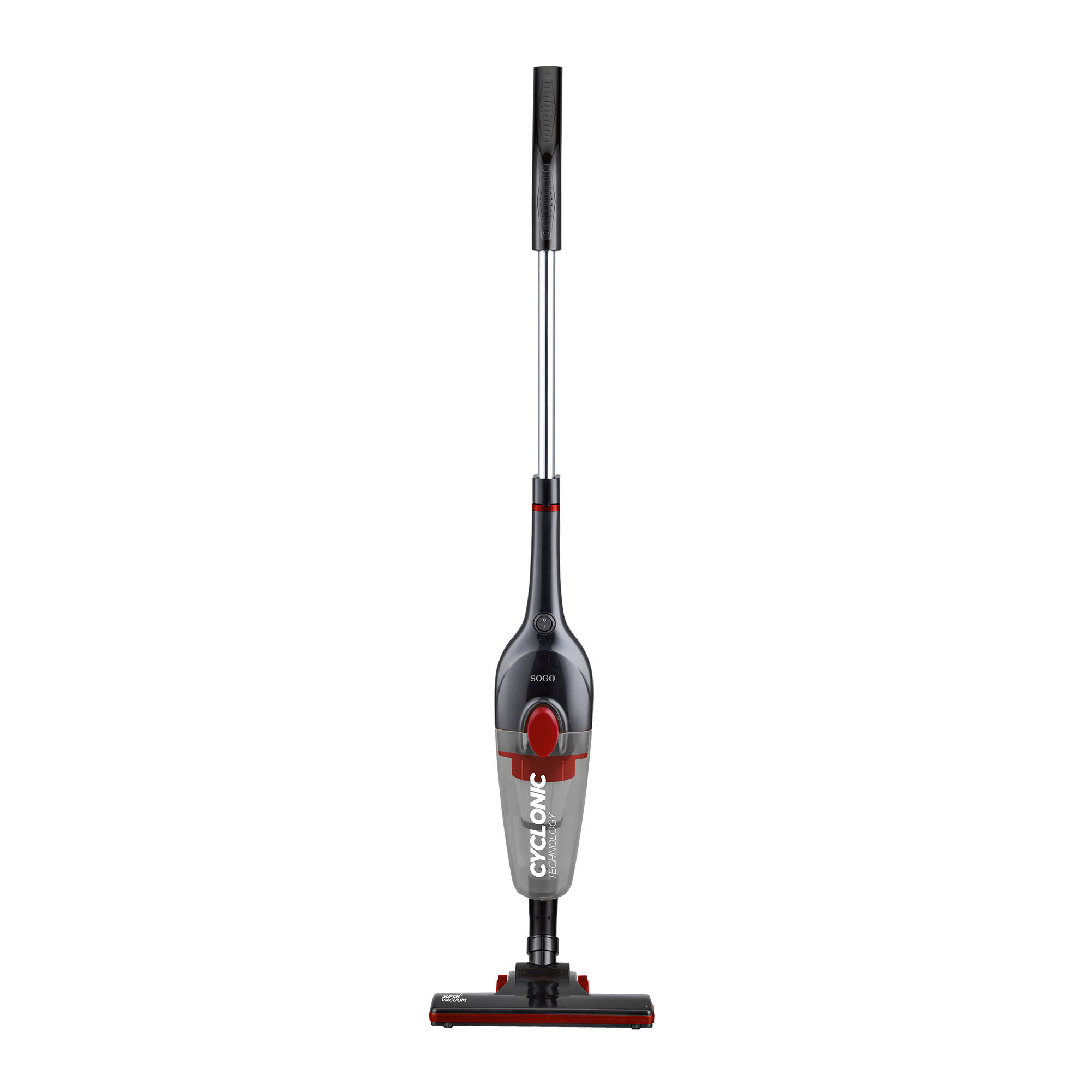 SOGO Aspirapolvere Verticale 2 in 1 600W con Filtro HEPA, Tecnologia Ciclonica, Contenitore 0.8L, Cavo 4.5m, Accessori Inclusi, Potenza 14kPa