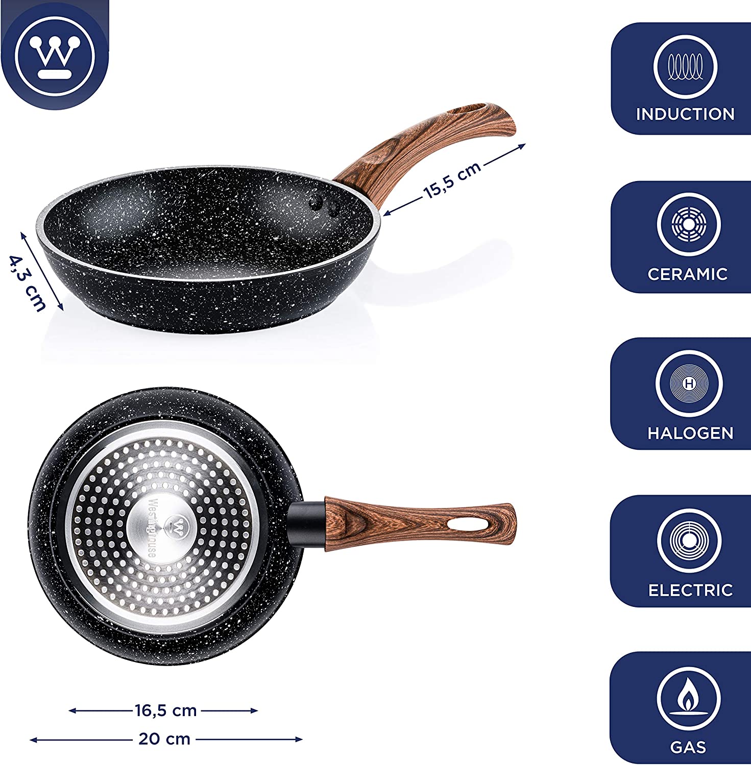 Westinghouse - Poêle À Frire 20 Cm - Edition Spéciale
