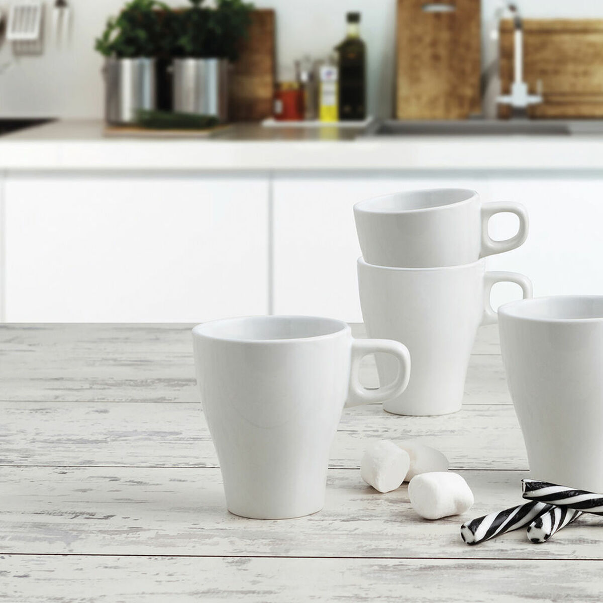 Tasse Quid Appila Céramique Blanc (28 Cl) (pack 12x)