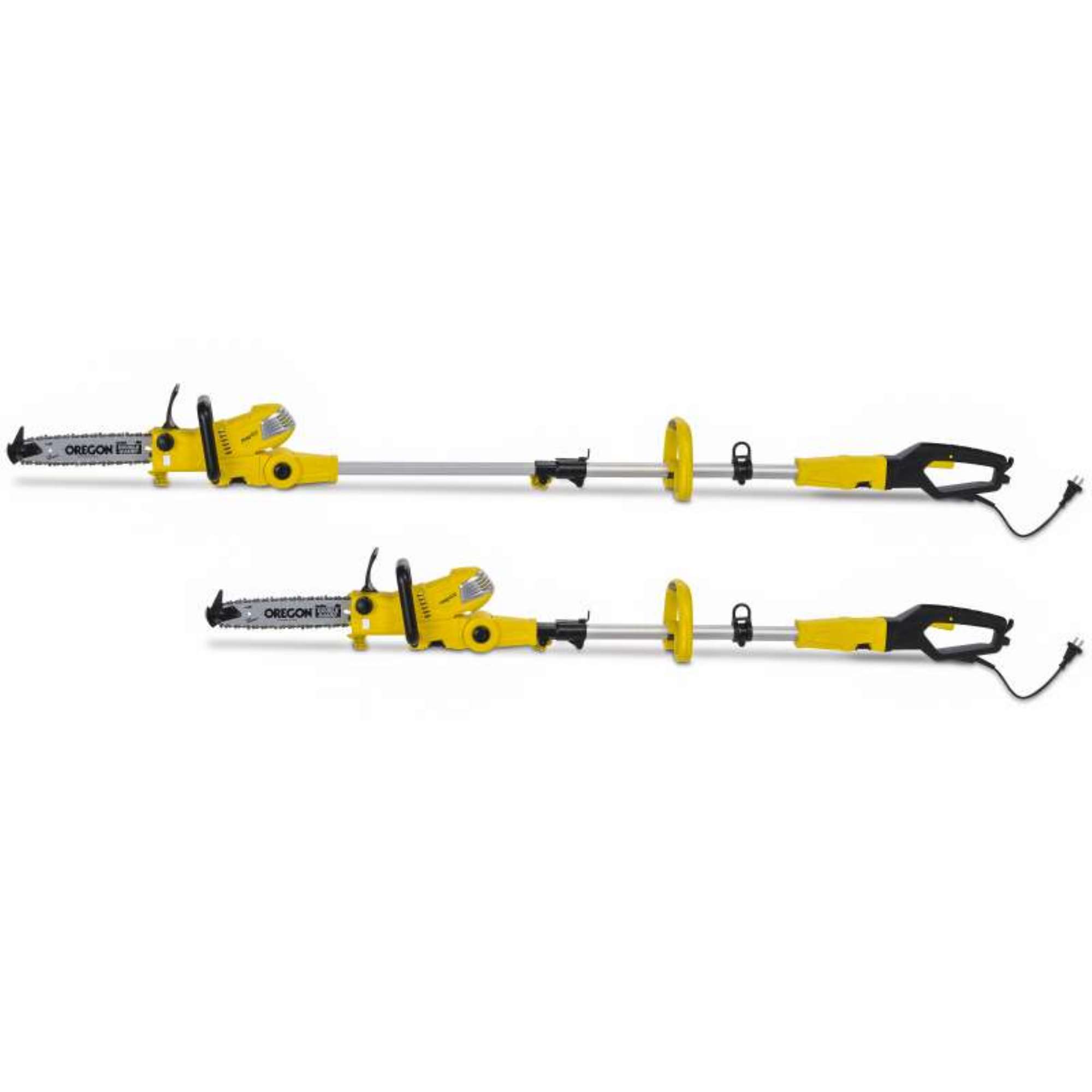 Kit Tronçonneuse & Taille-Haie Télescopique Sans Fil 4 En 1 - 2 Batteries 4000mAh, Moteur Brushless 550W