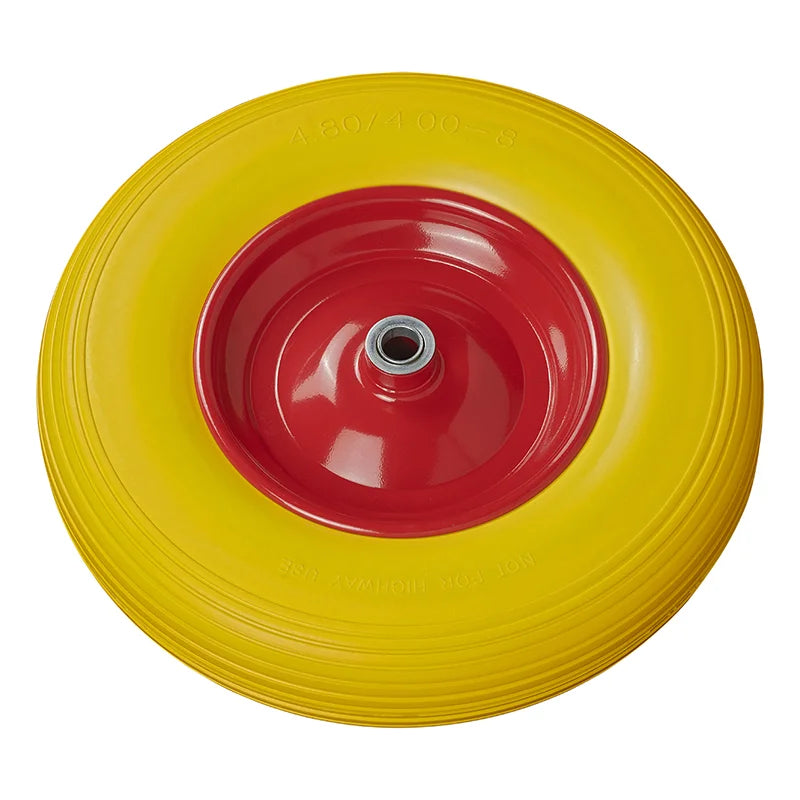 Roue Pu Avec Jante Métal 16 Pouce 4.00-8