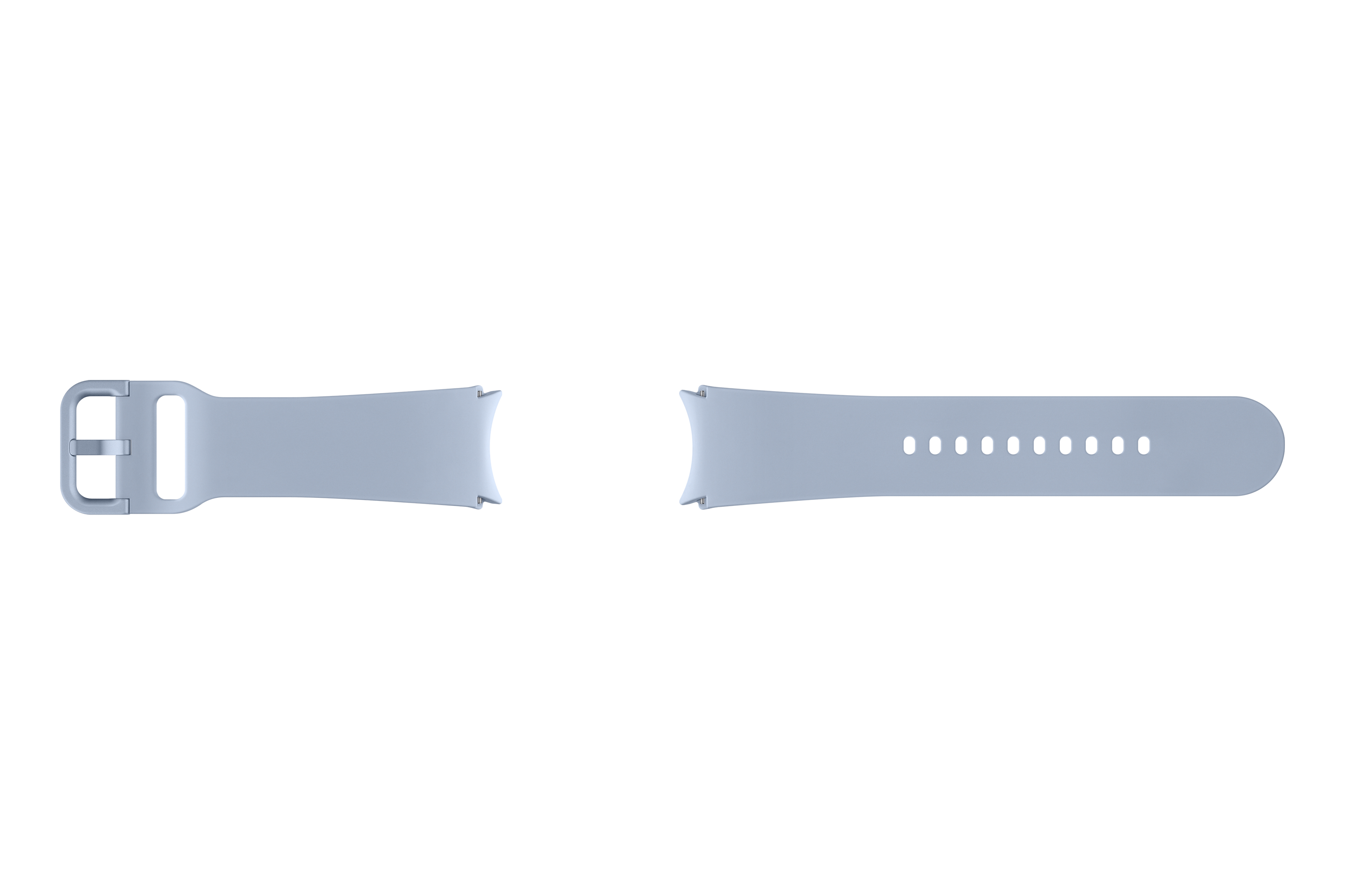Bracelet Sport pour G Watch Series 4/4 Classic/5/5 Pro/6/6 Classic 115mm, S/M Bleu Polaire Samsung