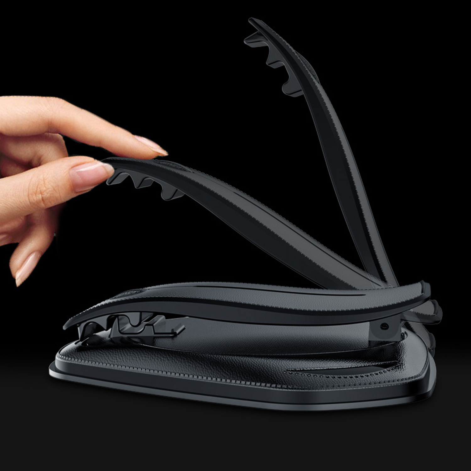 Support Pour Téléphone Portable De Voiture Pour Tableau De Bord En Noir Cadorabo