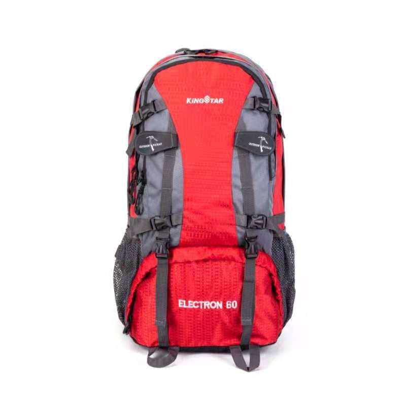 King Star Water-Proof Lightweight Travel Hiking Backpack Daypack-60L - Red