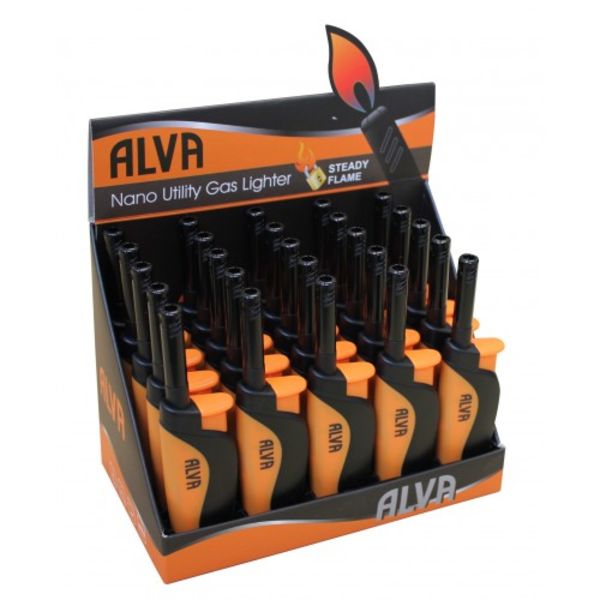 Alva - Nano Utility Gas Lighter - 25 Pack