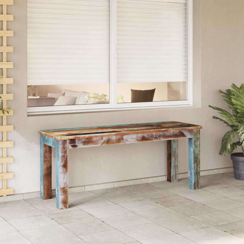 Banc | Banquette Pour Salon, Chambre 110x35x45 Cm Bois De Récupération Massif