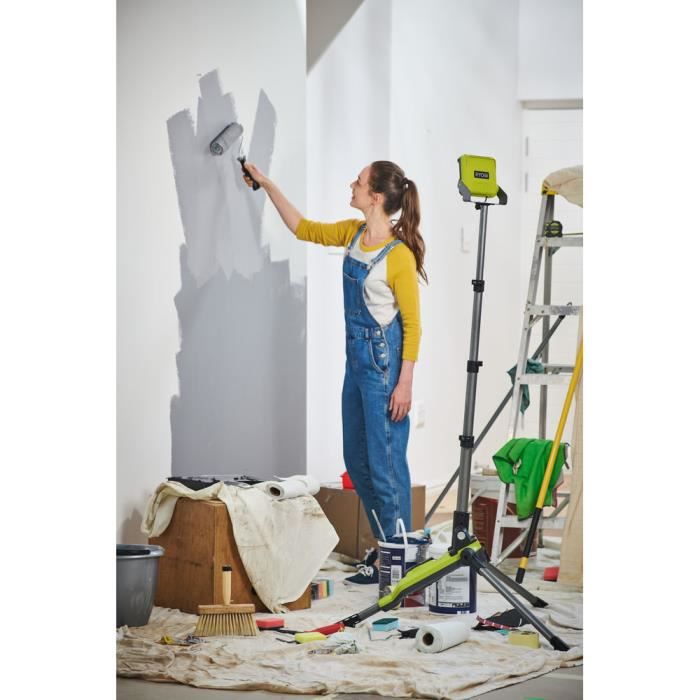 Ryobi One+ Projecteur Led Sur Trépied Pliable & Ajustable 18v - R18tl-0