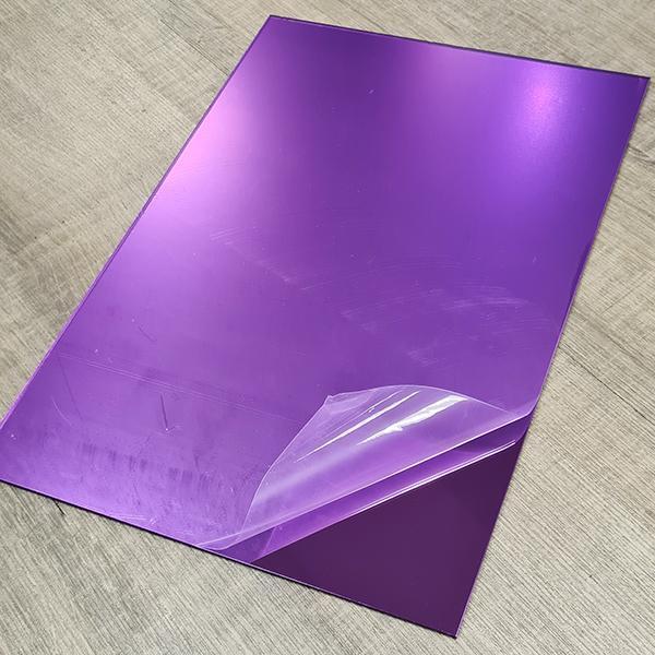 Acrylic Mirror Purple 2mm 900x600mm