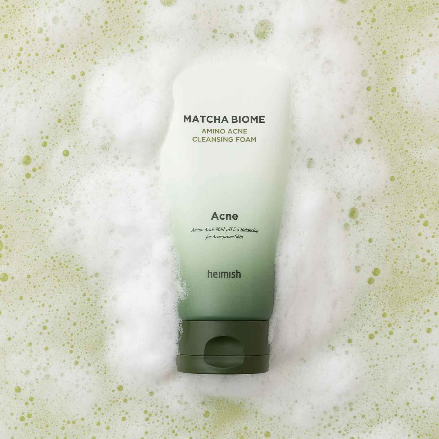 Balenie čistiacej peny Heimish Matcha Biome Amino Acne