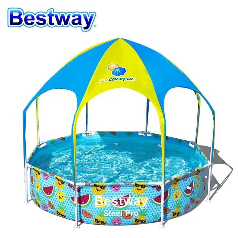 Bestway Framed Pool 51 Cmx244 Cmx244 Cm,4 Person,Multicolor
