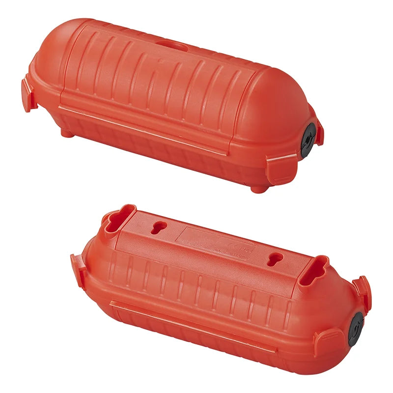 Boîtier De Protection Étanche Pour Protéger Raccords De Prises Schuko Rouge
