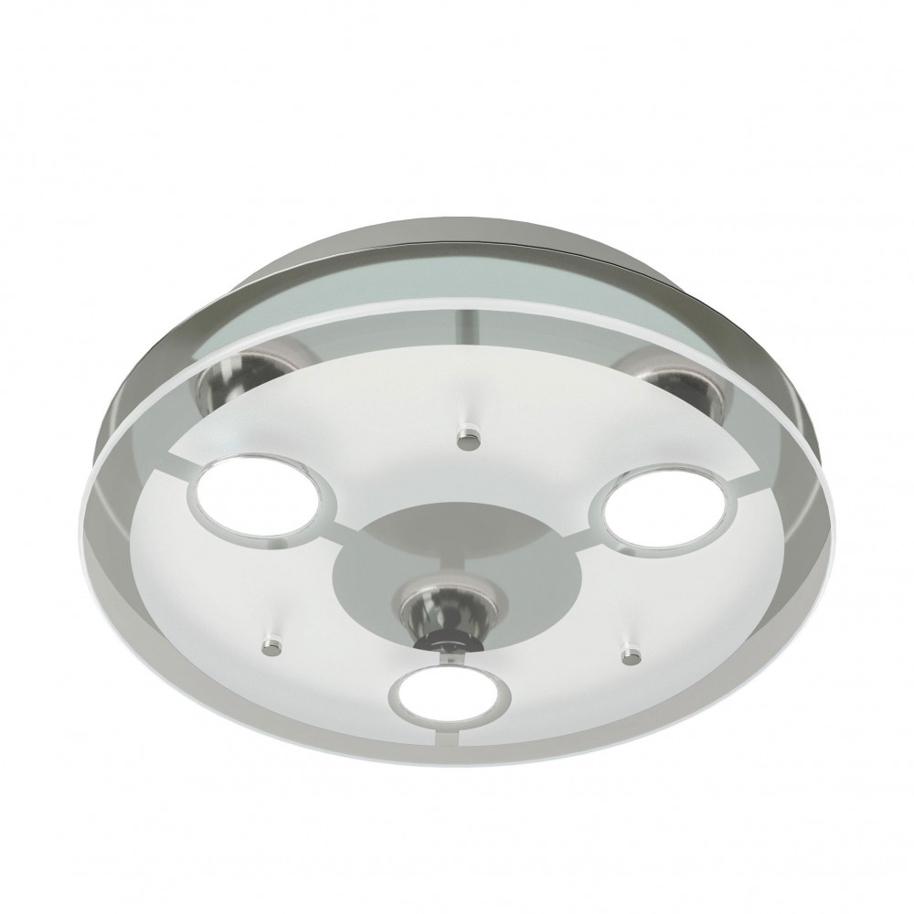 Plafonnier Design Gu10 Cabi Métal Chrome, 3 X 3 W Eglo