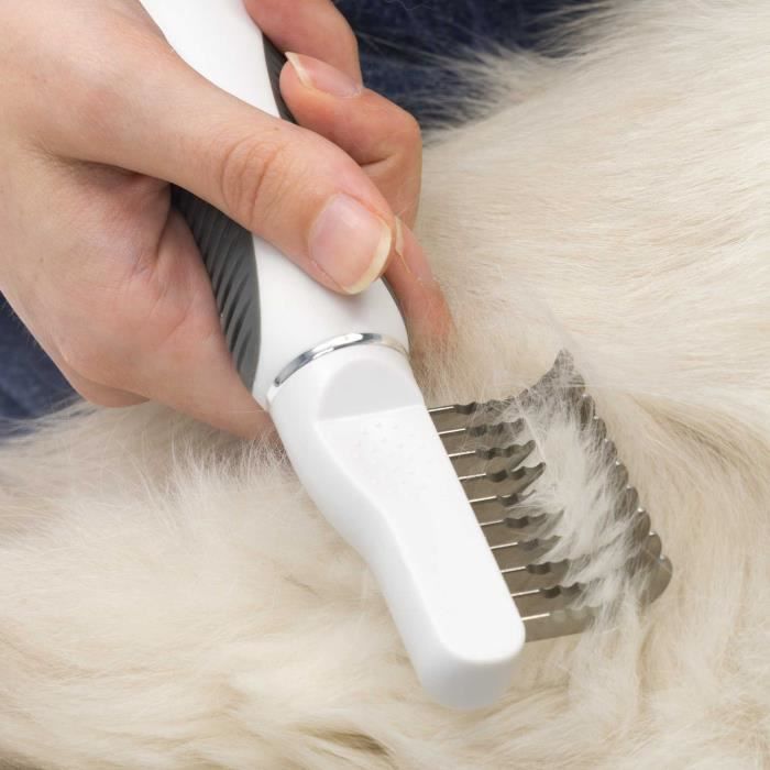 Cat It Trousse De Toilettage A Poil Long - Blanc - Pour Chat