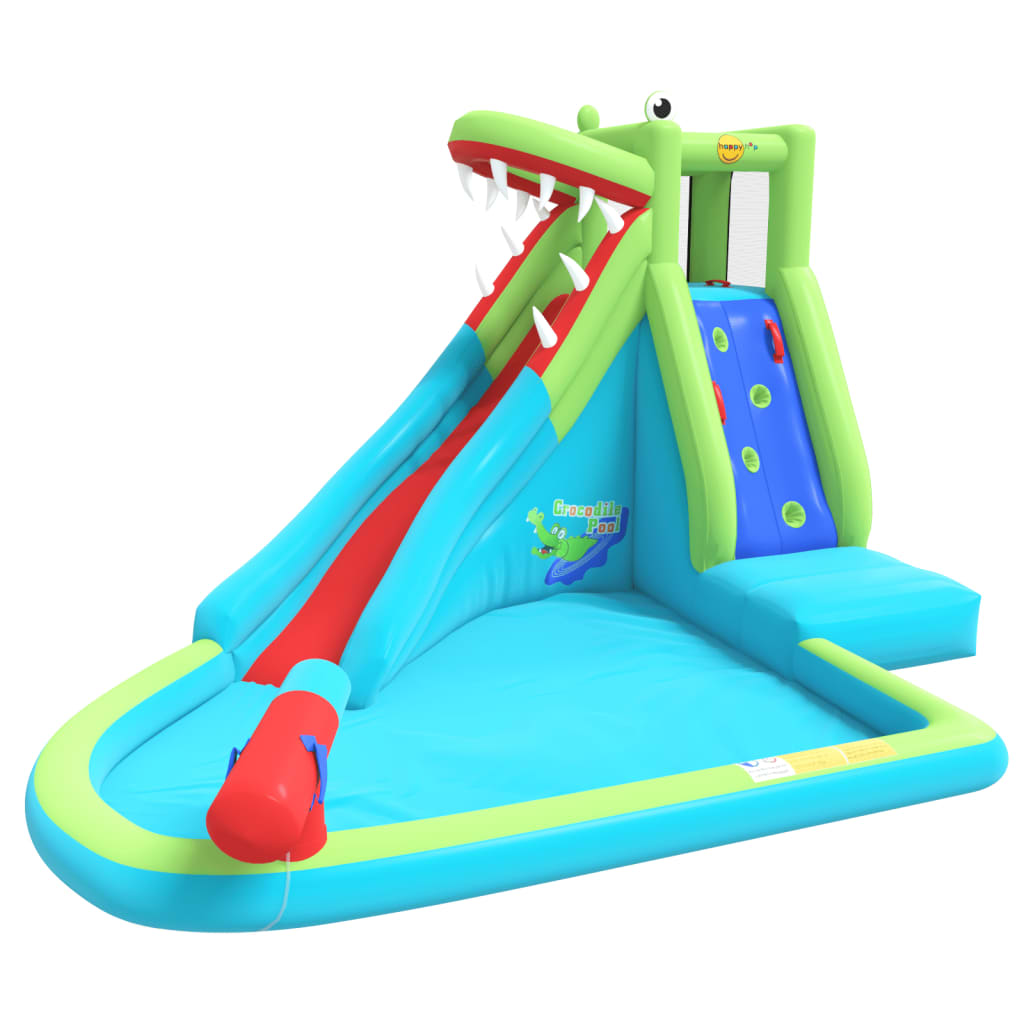 Toboggan À Eau Gonflable Avec Piscine 356x300x230 Cm Pvc Happy Hop à