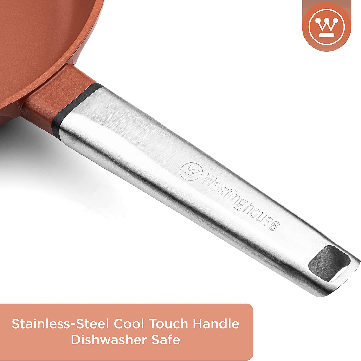 Westinghouse - Série Performance - Poêle À Frire 28 Cm -  Induction - Rouge
