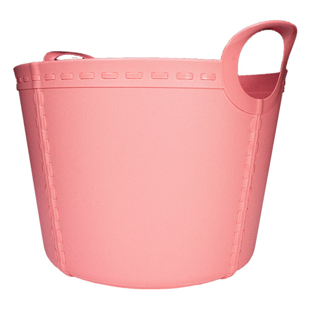 2x Panier Craft Petit 15l Rose Clair 40x32x28