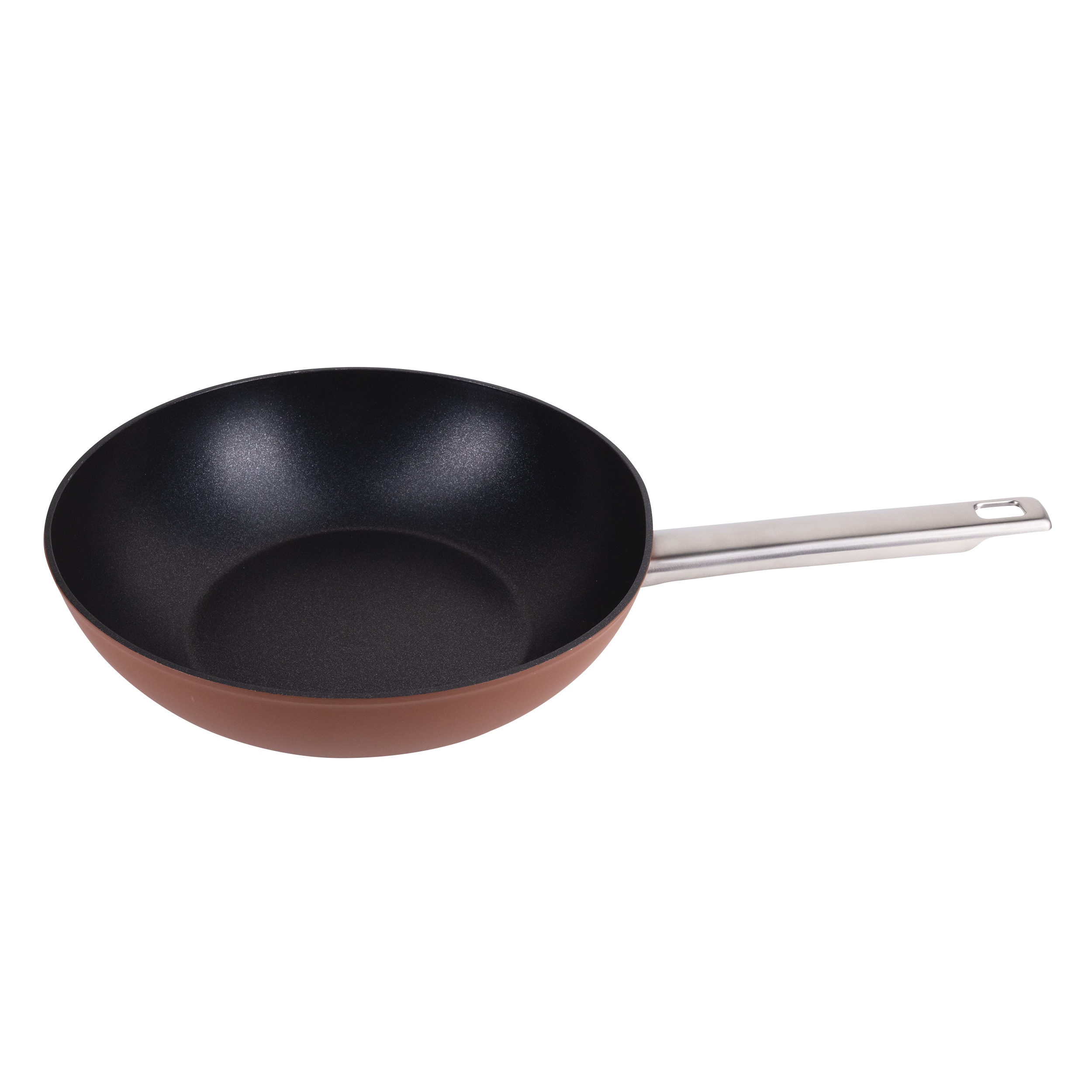 Wok 28x7.8cm Aluminium Forgé Ind Agros
