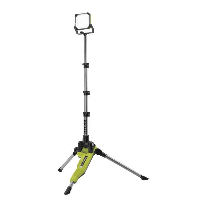 Ryobi One+ Projecteur Led Sur Trépied Pliable & Ajustable 18v - R18tl-0