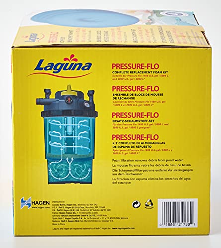 Laguna Lot De 4 Filtres En Mousse De Rechange Pour Laguna Pressure-flo 5000 Et 6000