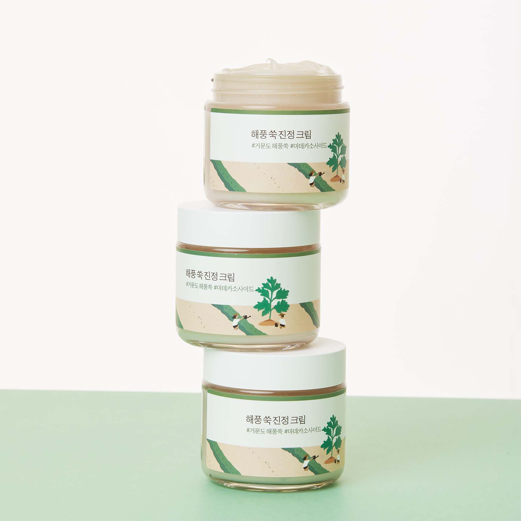 ROUND LAB Mugwort Calming Cream – ľahká gélovo-krémová textúra