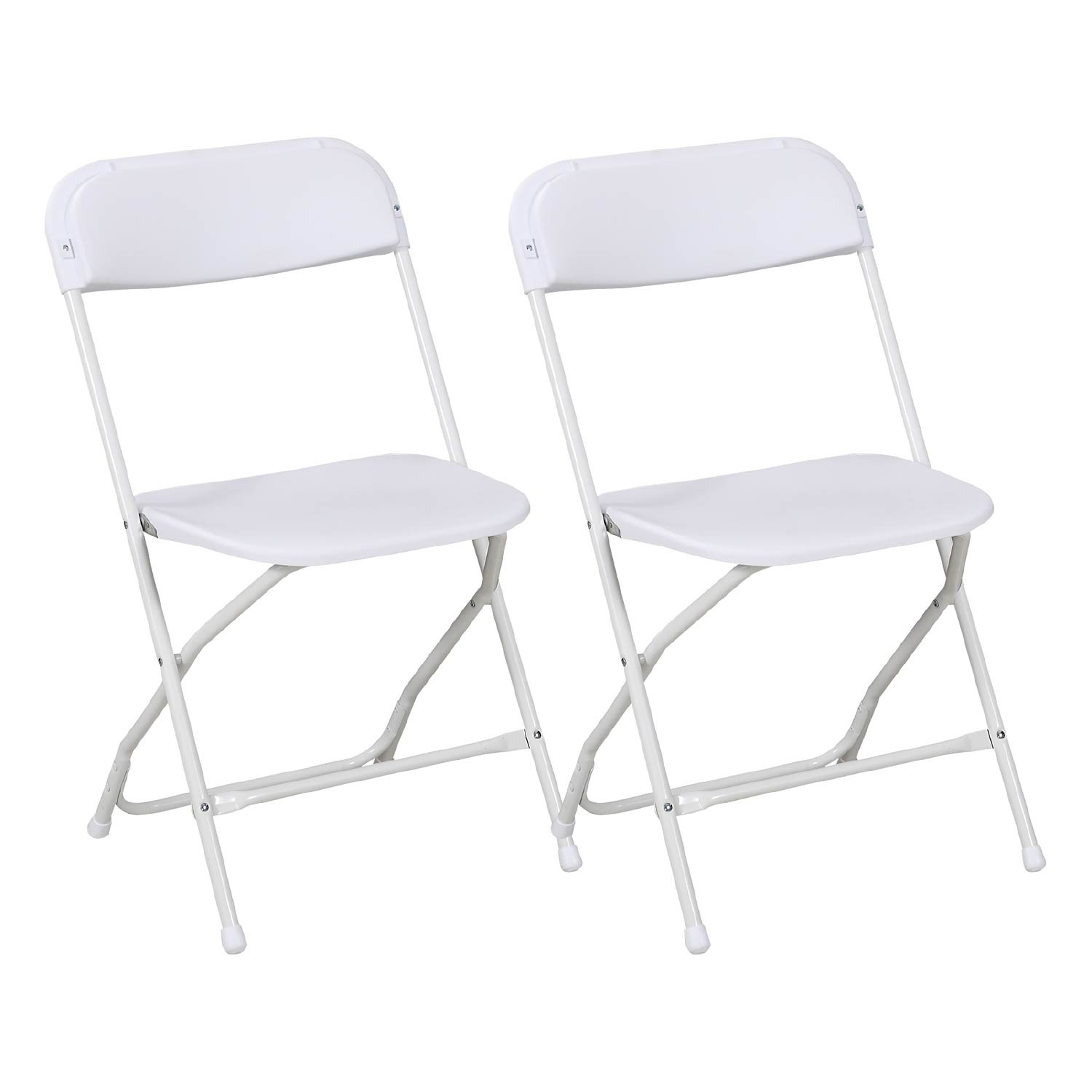 Lot De 2 Chaises Pliantes Blanches 49x445x805cm 7house à Prix Carrefour 7719