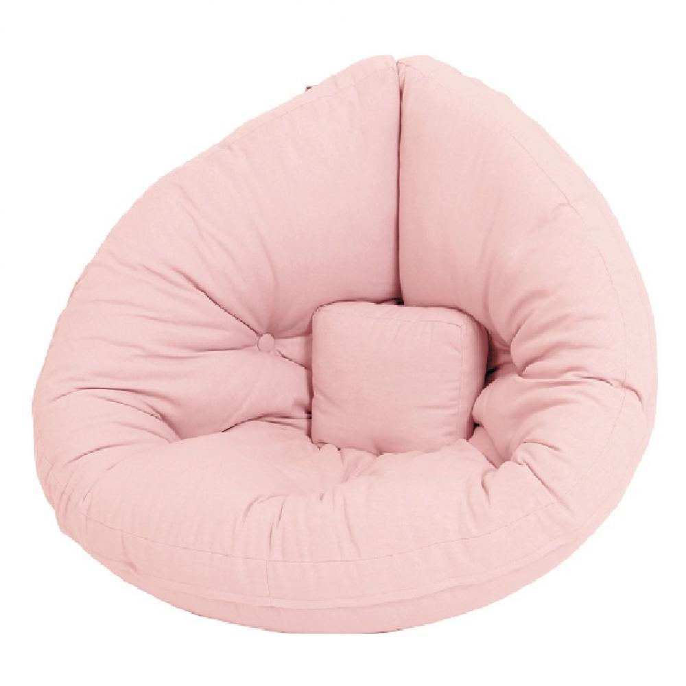Fauteuil Futon Standard Convertible Mini Nido Couleur Rose à Prix Carrefour