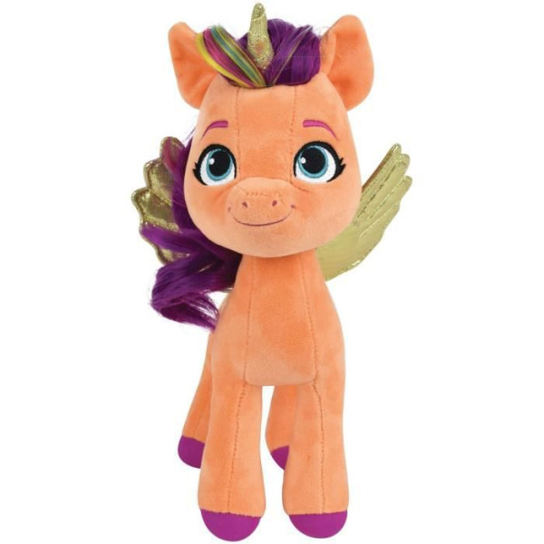 Jemini My Little Pony Peluche Sunny Sonore Et Lumineuse +/- 25 Cm Avec Sa Brosse
