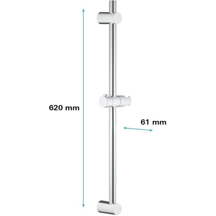 Barre de douche grohe euphoria au meilleur prix | Leroy Merlin