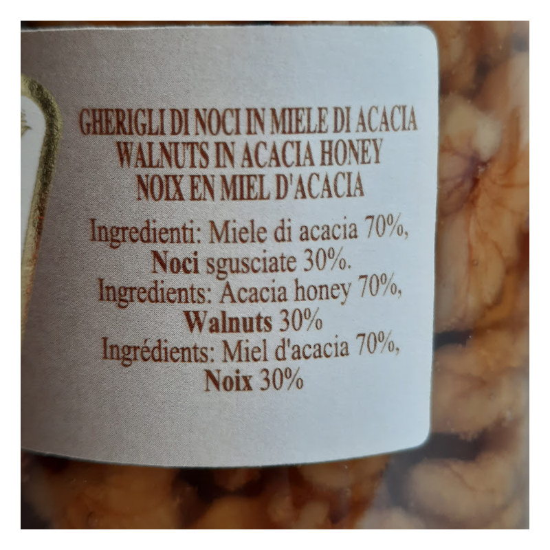 Noix Au Miel D'acacia 350 Gr APICOLTURA BREZZO