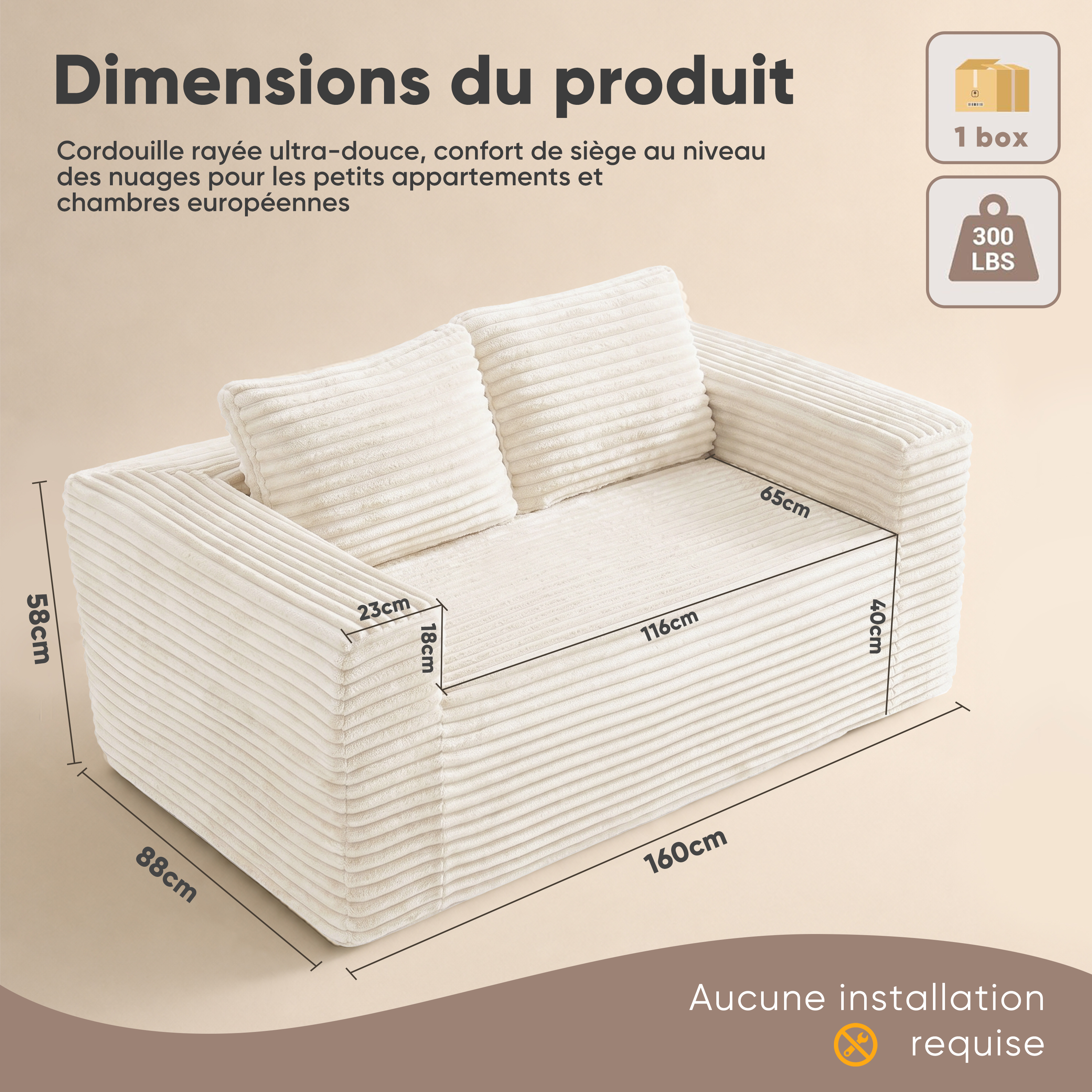 Dimensions du produit