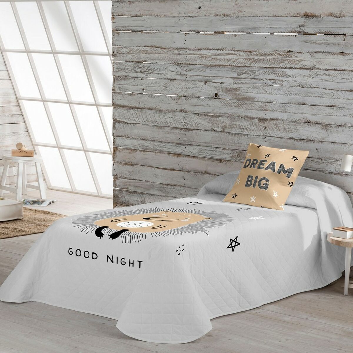 Couvre-lit Popcorn Nordic Urchin Ice (180 X 260 Cm) (lit De 80/90)