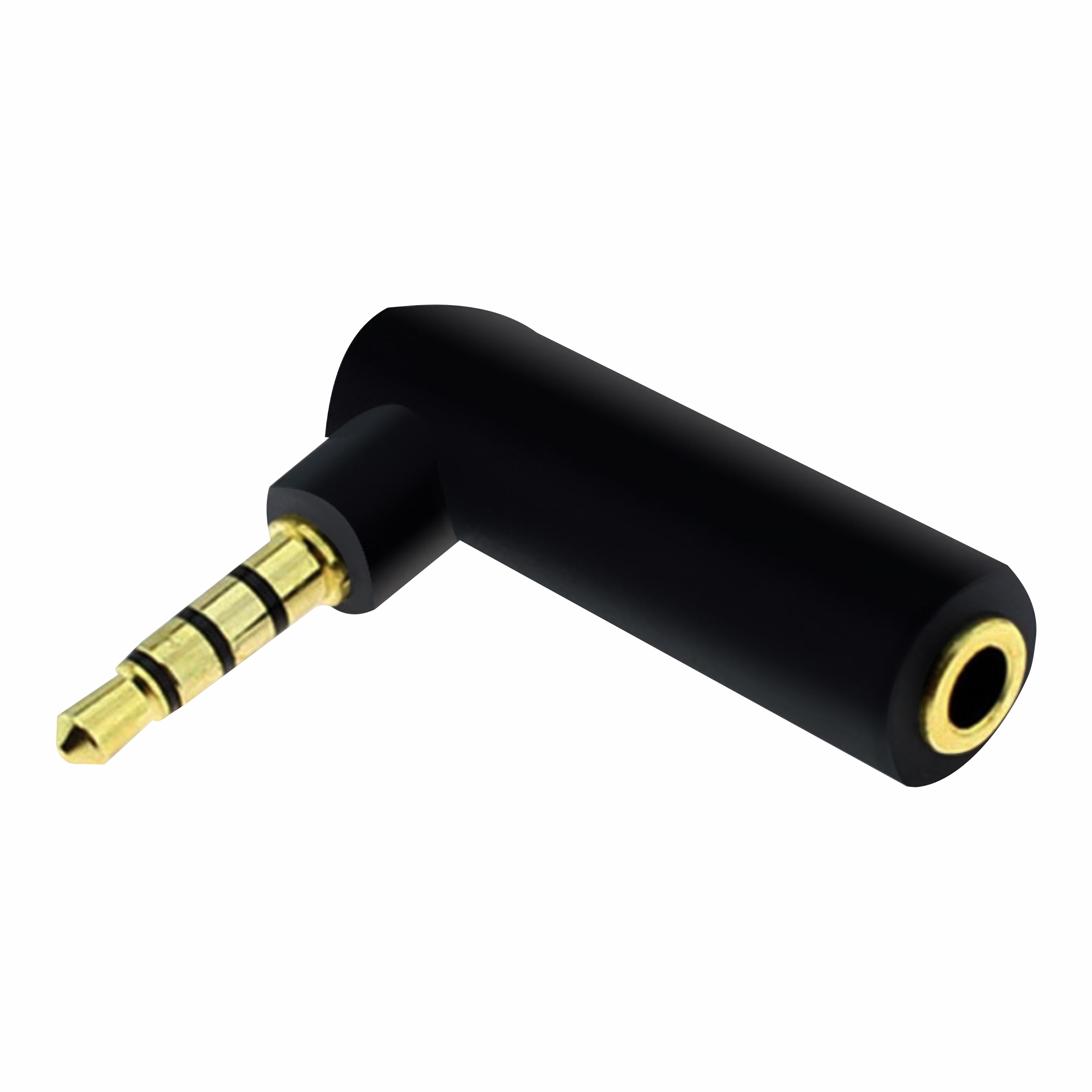 90 Degree 3.5mm Stereo Jack Adapter