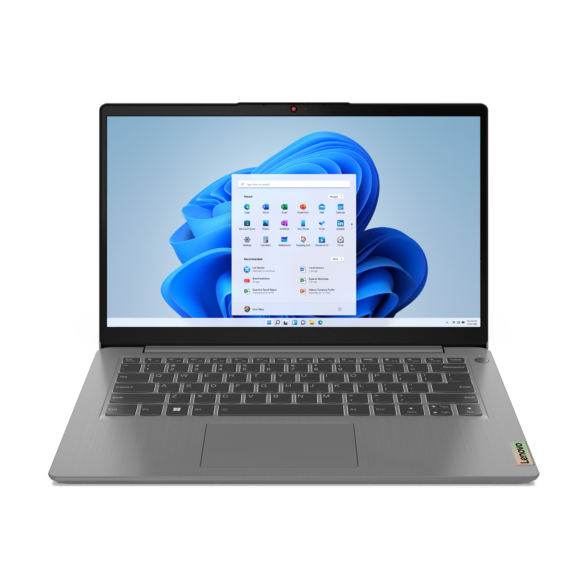 Lenovo IdeaPad 3 Intel® Core™ i7 i7-1255U Portátil 35,6 cm (14'') Full HD 16 GB DDR4-SDRAM 512 GB SSD Wi-Fi 6 (802.11ax) Windows 11 Home Gris