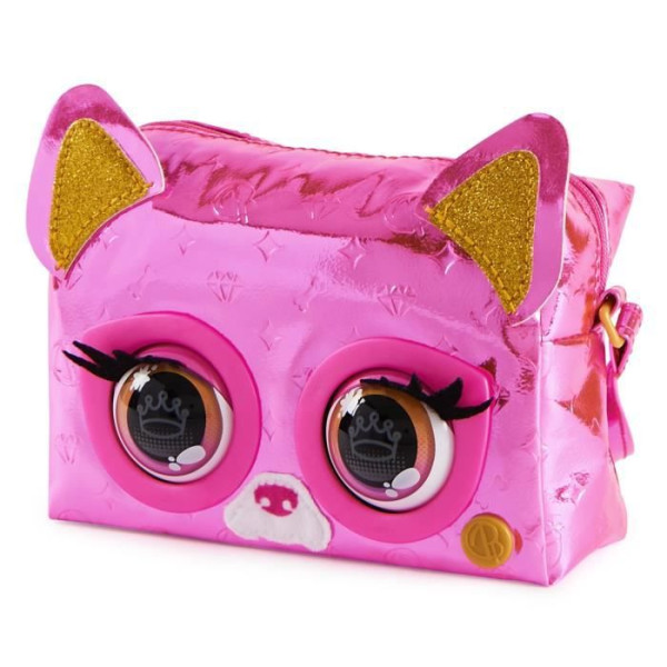 Purse Pets Bulldog Français Métallique Sac Compagnon Animé 30