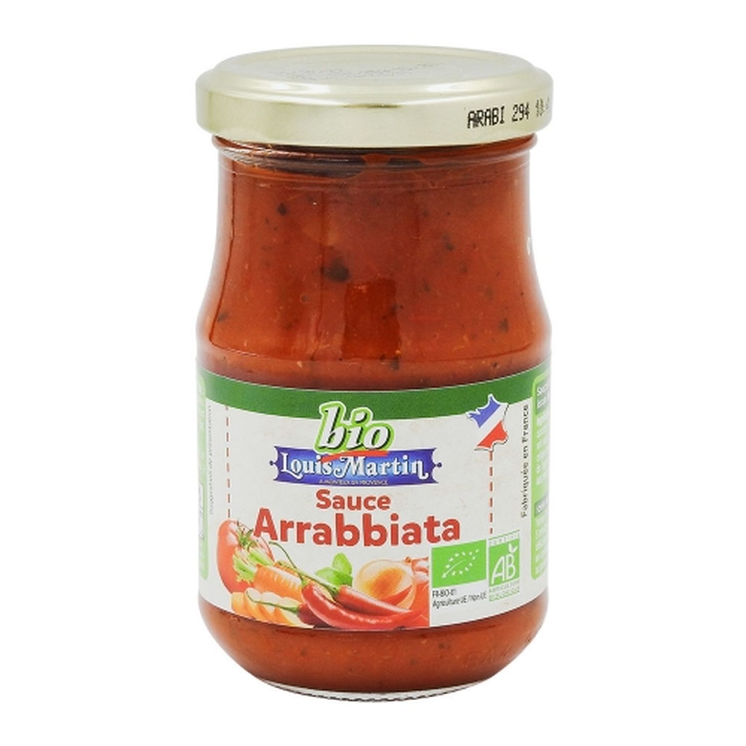 Sauce Arrabiata Bio Pot 190g l'unité de 0.19 kg à Prix Carrefour