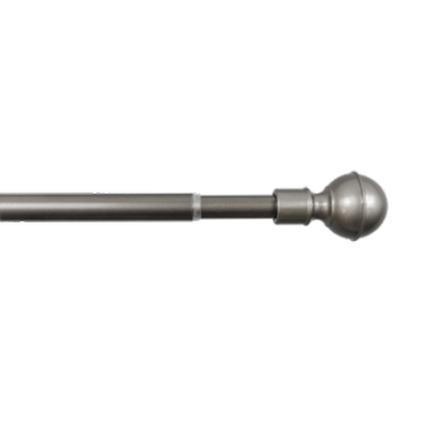 16-19 mm Exp StlRod Ball Fin Gunmetal 1.2m-2.1m