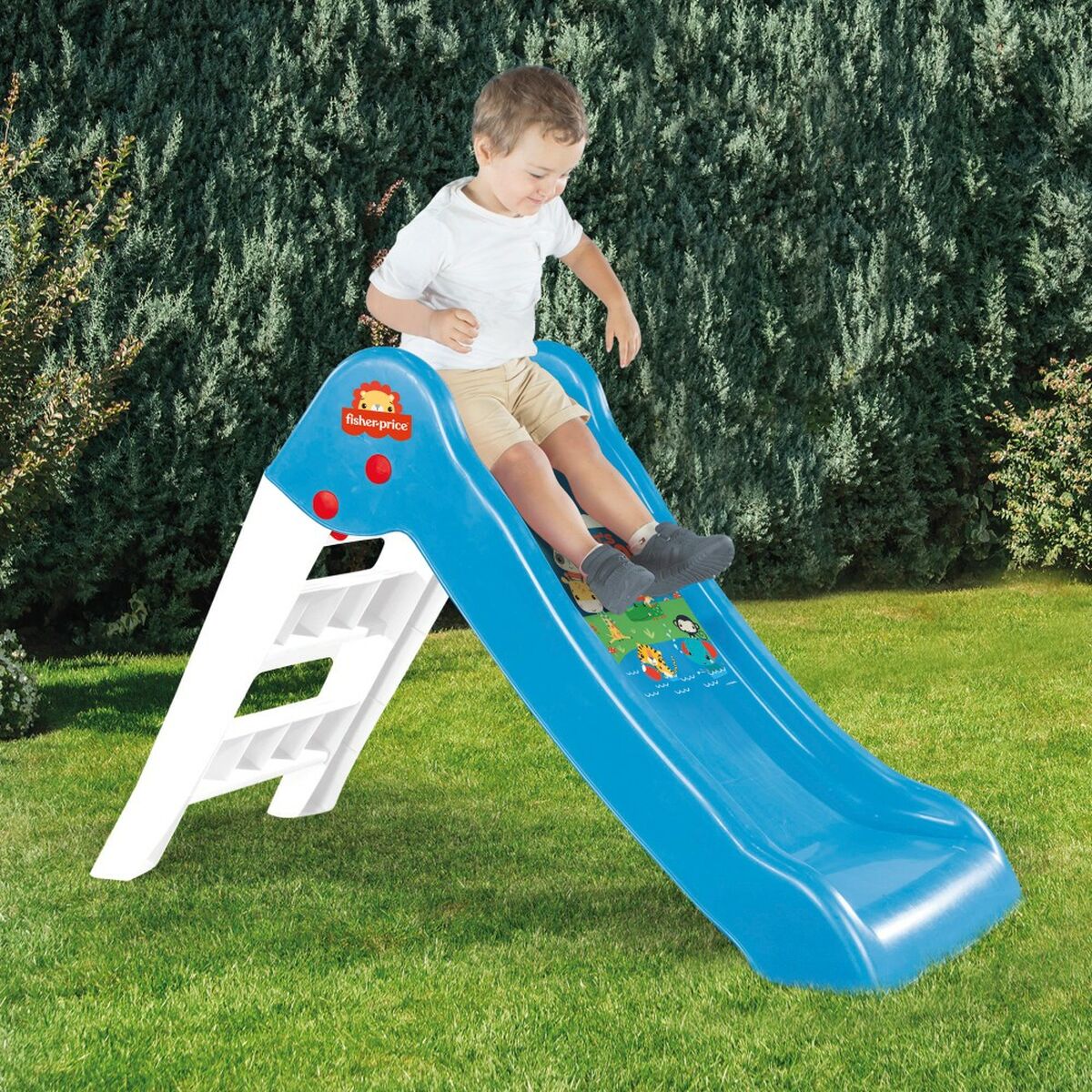 Toboggan Fisher Price Bleu à Prix Carrefour