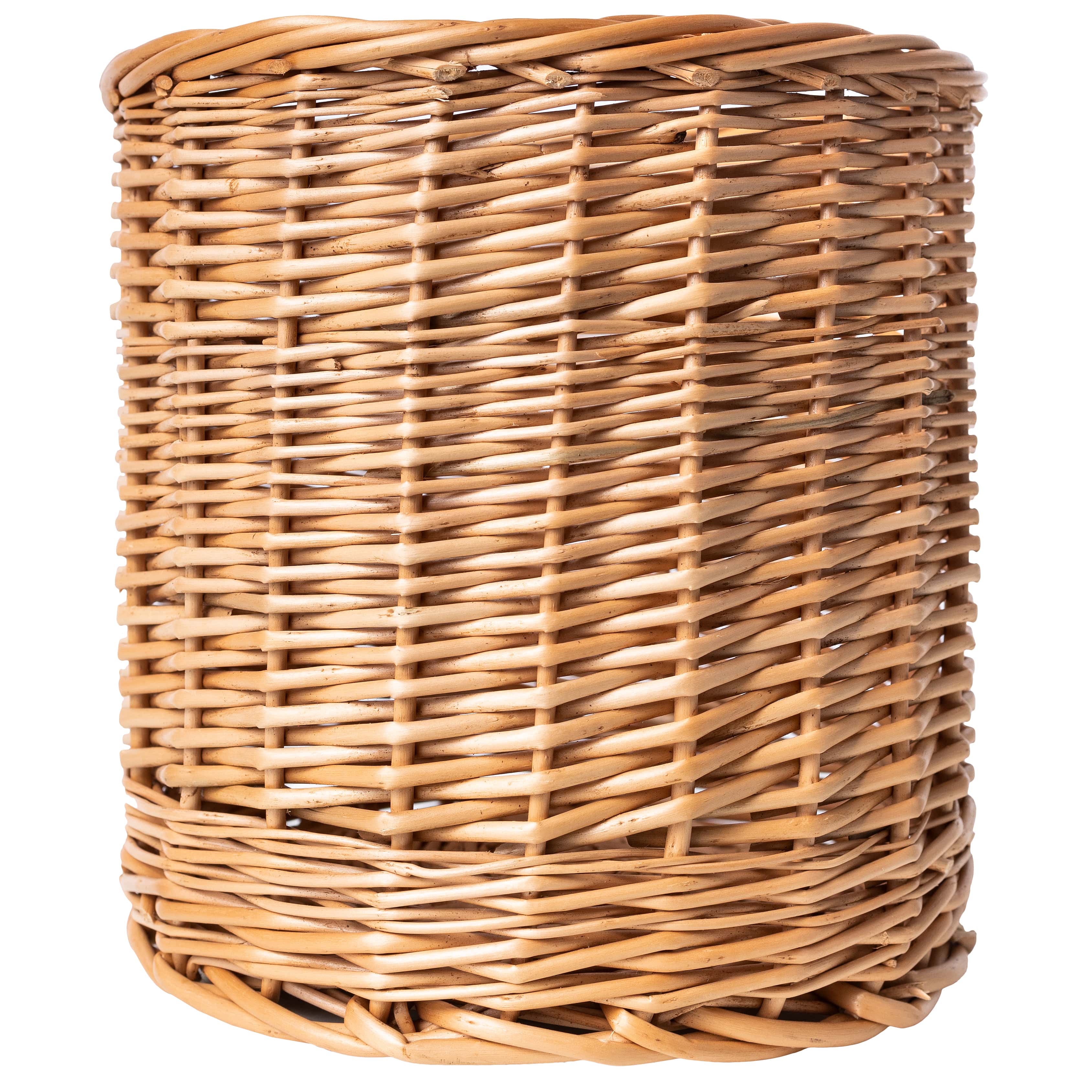Creative Home Panier En Osier Léger | 21 X 21 X 21 Cm (+/- 2 Cm) | Pot De Fleurs Rangement | Organisateur De Bureau