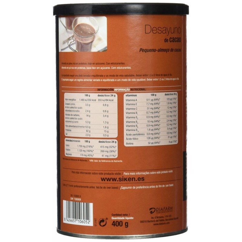 Siken - Petit Déjeuner Au Cacao 400 G 