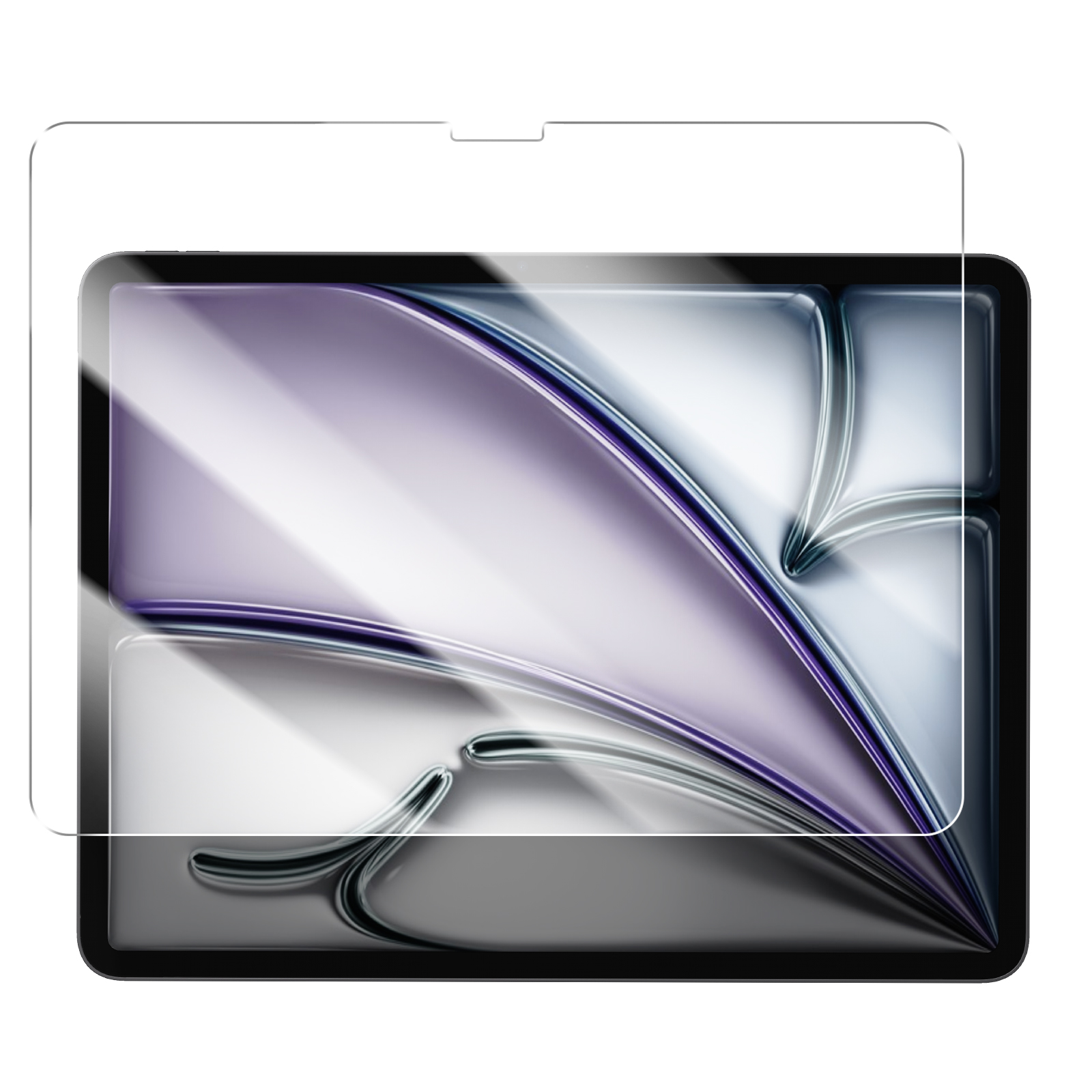 Verre Trempé pour iPad Air 13 2024 / 13 2025 Dureté 9H Antichoc Transparent