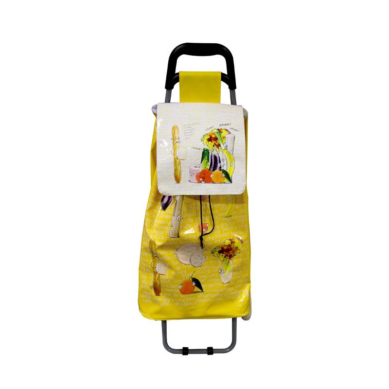 Entre Temps Chariot Shopping 2 Roues Fraicheur Loisir Voyage Shopping Chariot de Course pas cher