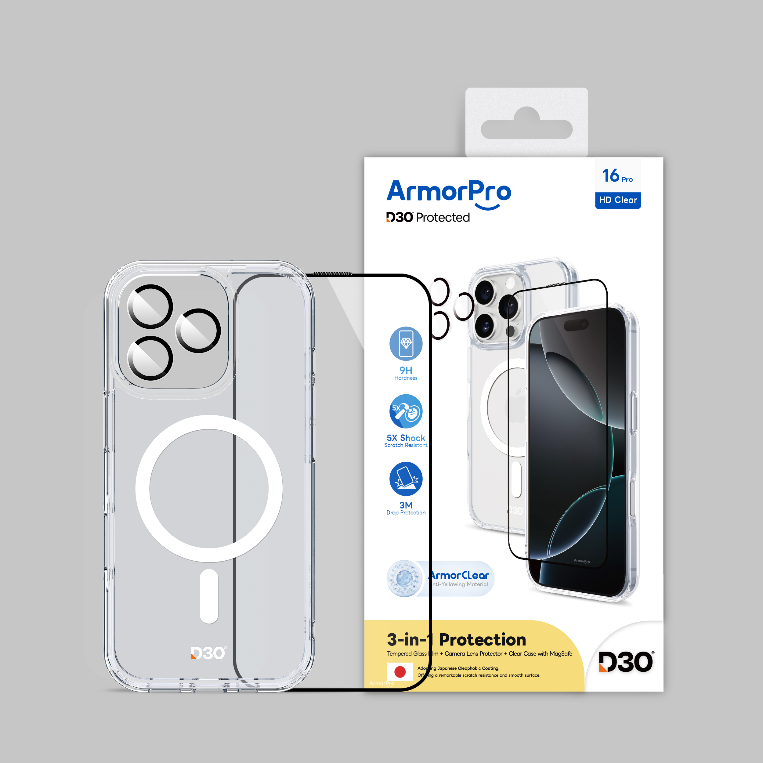 ArmorPro iPhone 16 Pro Back Cover Mobile Case