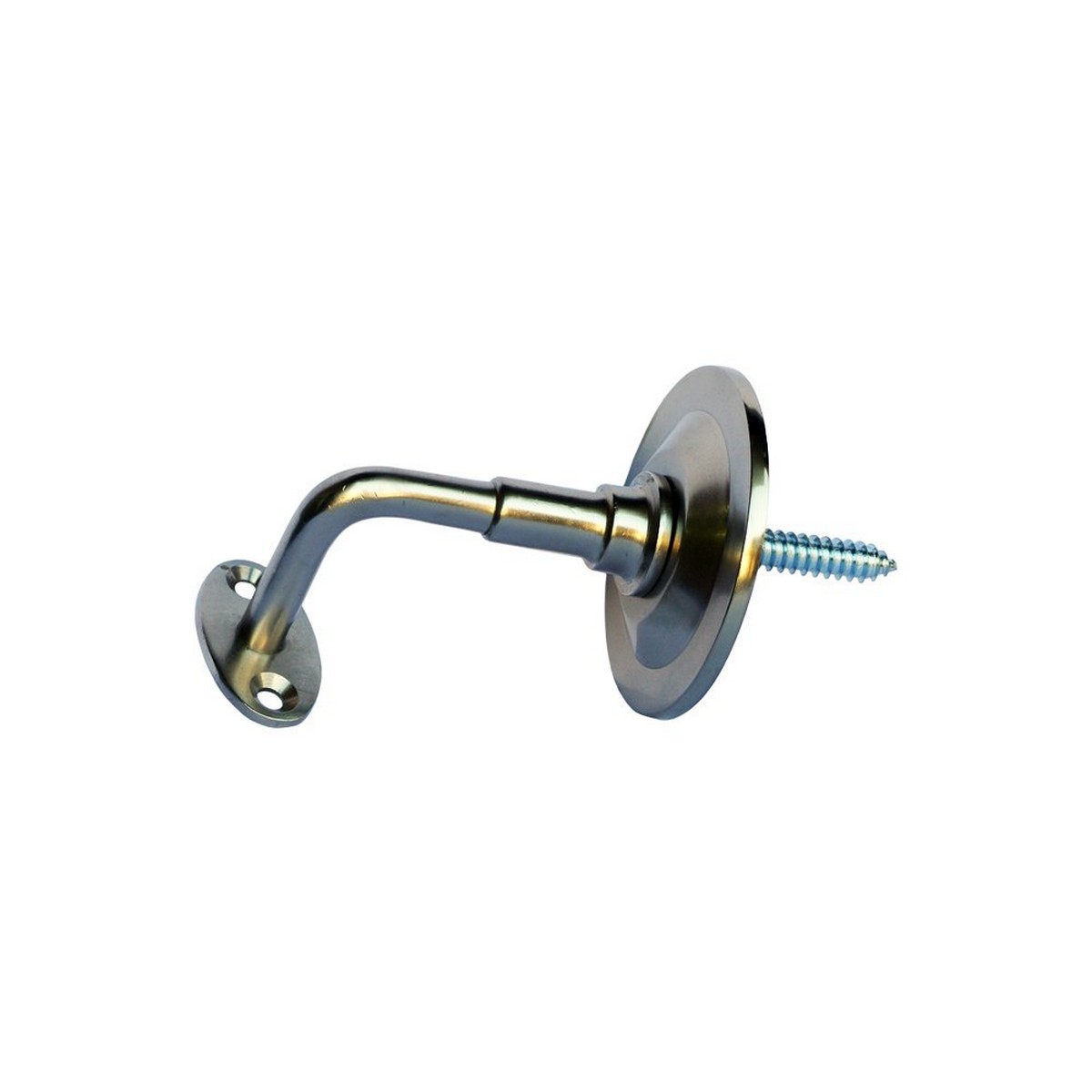 Support De Rambarde En Laiton Nickel Mat Edm