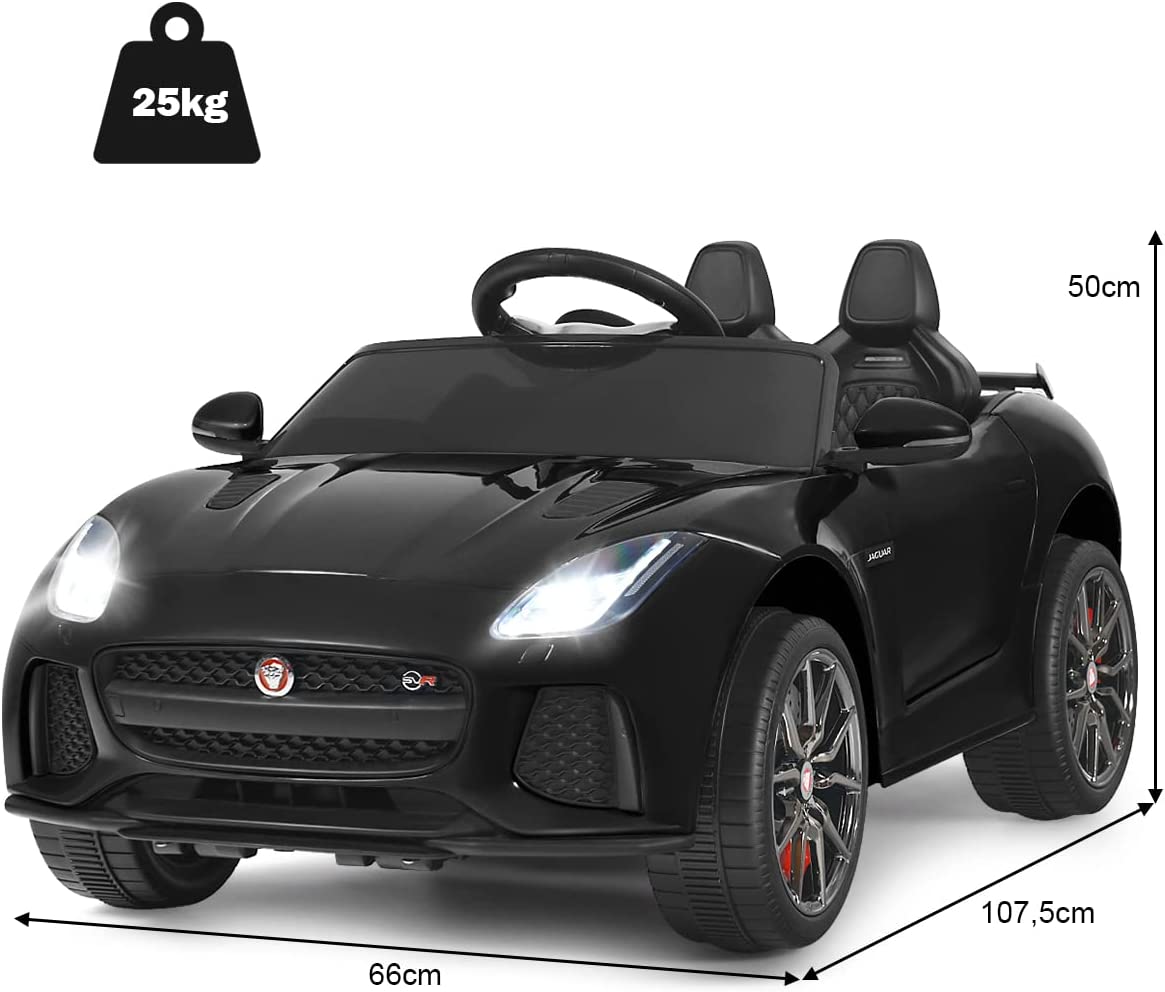 Voiture Électrique 12v Pour Enfants 3-8 Ans, Avec Télécommande 2.4g